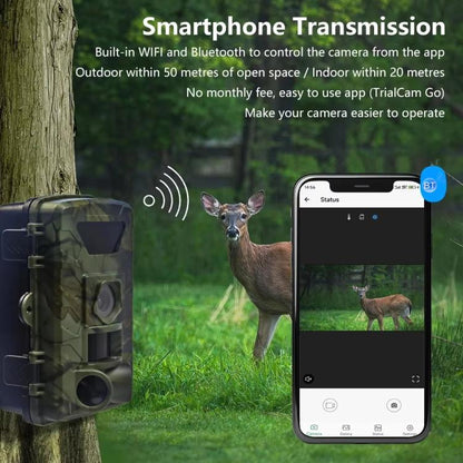 PR803W Ultra-clear 8K Video 60MP Photo Wifi Hunting Camera by bashfashion