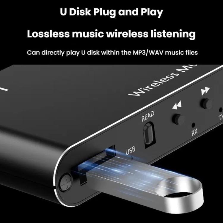 2 In 1 Amplifier AUX Bluetooth 5.4 Audio Adapter by bashfashion