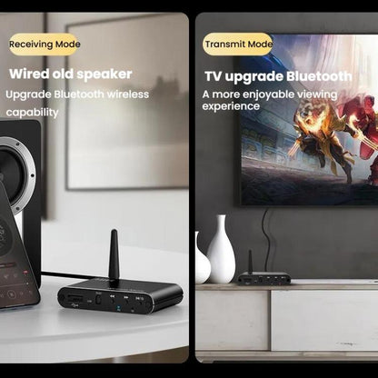 2 In 1 Amplifier AUX Bluetooth 5.4 Audio Adapter by bashfashion