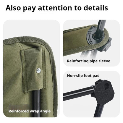 Naturehike Outdoor Folding High Back Moon Lounge Chair Camping Backrest Chair(Green) by Naturehike