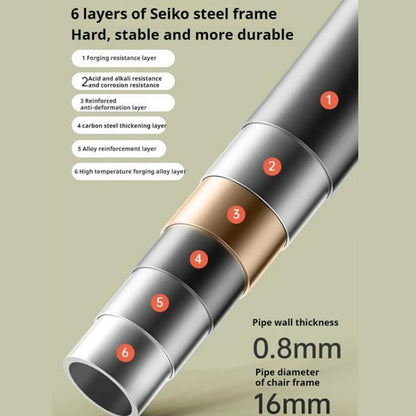 Naturehike Outdoor Folding High Back Moon Lounge Chair Camping Backrest Chair(Green) by Naturehike