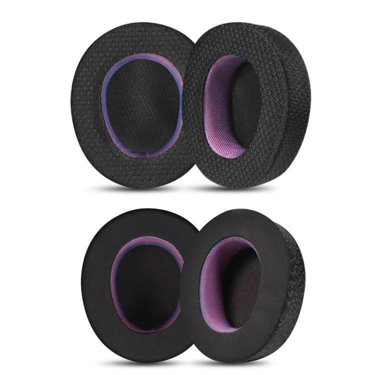 For SteelSeries Arctis Nova Pro 1 / 3 / 7 Headphone 1pair Earpads Earmuffs Sponge Cover Wireless Weaving by bashfashion