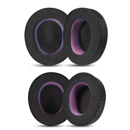 For SteelSeries Arctis Nova Pro 1 / 3 / 7 Headphone 1pair Earpads Earmuffs Sponge Cover Wireless Weaving by bashfashion