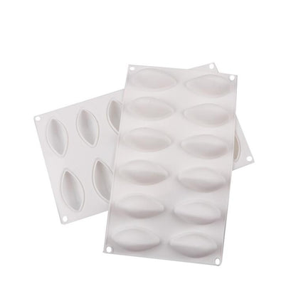 12-Cavity Mango Jelly Mousse Cake & Ice Cream Silicone Mold For DIY Chocolate And Fondant by bashfashion