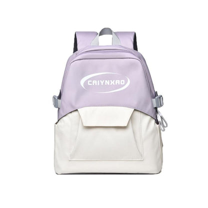 OUMANTU 2306 Large-capacity Splash-proof Leisure Backpack Outing Schoolbag(Purple) by OUMANTU