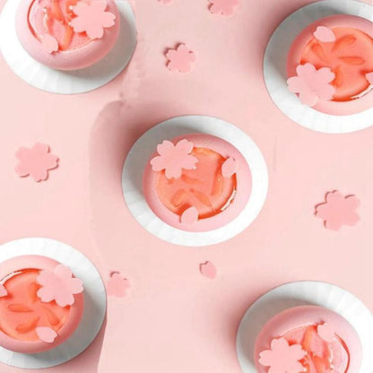 6-Cavity Round Concave Flower Pots Mousse Mold Silicone Dessert Cake Mold by bashfashion