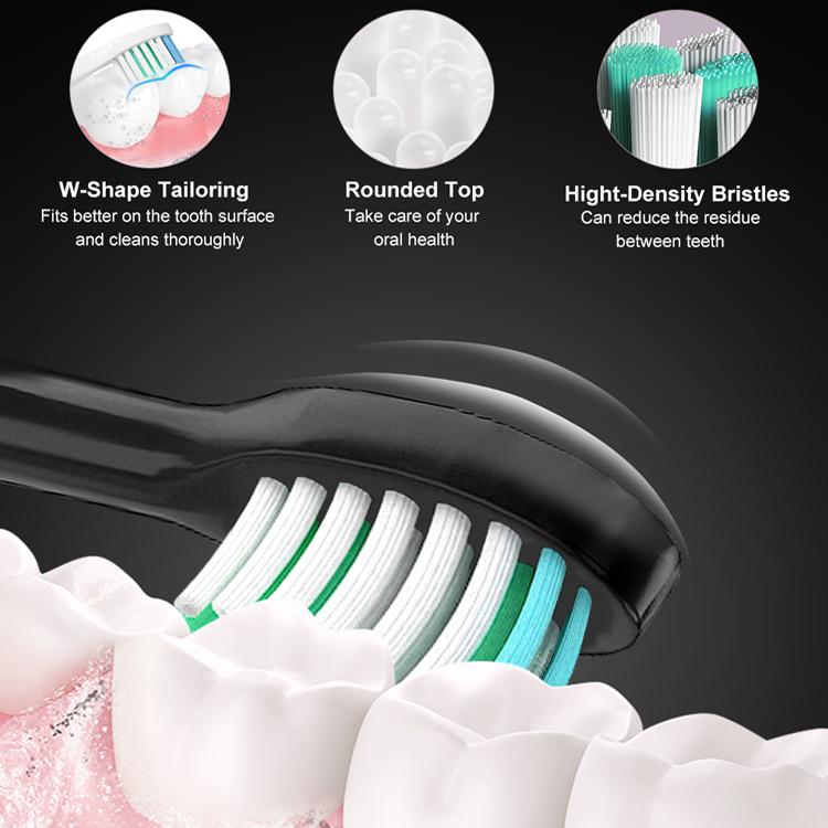 Sarmocare S100 IPX7 Waterproof Portable Sonic Electric Toothbrush with 8-brush Heads(White) by Sarmocare