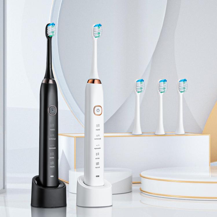 Sarmocare S100 IPX7 Waterproof Portable Sonic Electric Toothbrush with 8-brush Heads(White) by Sarmocare