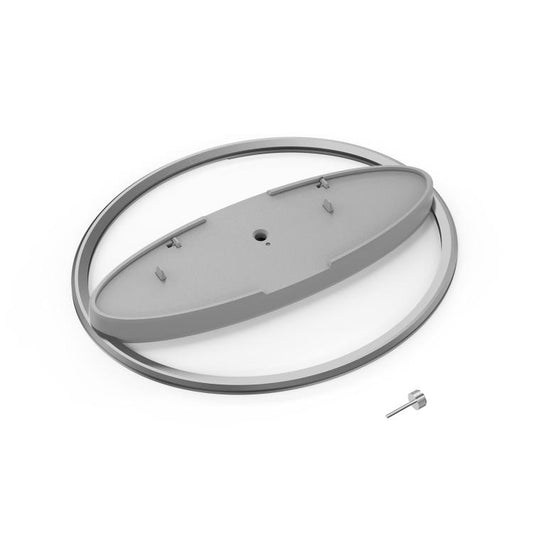 For PS5 / PS5 Slim / PS5 Pro Game Console Desktop Vertical Stand Non-Slip Base(Gray) by bashfashion