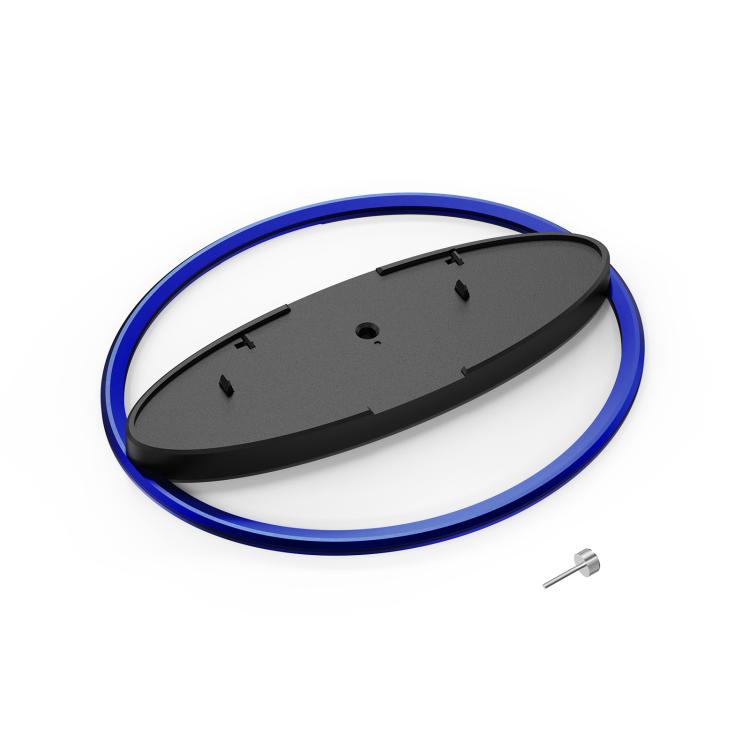 For PS5 / PS5 Slim / PS5 Pro Game Console Desktop Vertical Stand Non-Slip Base(Blue) by bashfashion