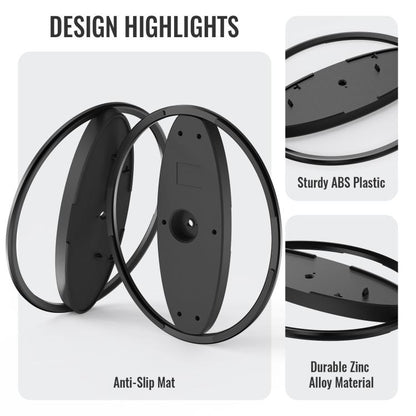 For PS5 / PS5 Slim / PS5 Pro Game Console Desktop Vertical Stand Non-Slip Base(Blue) by bashfashion