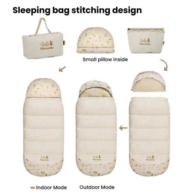 Naturehike BC300 Thick Portable Outdoor Camping Cotton Kids Sleeping Bag Camping Warm Quilt by Naturehike