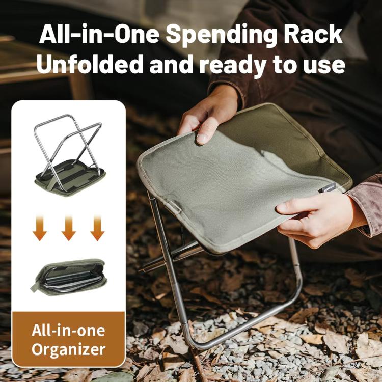 Naturehike Folding Stool Portable Outdoor Camping Aluminum Chair(Green) by Naturehike