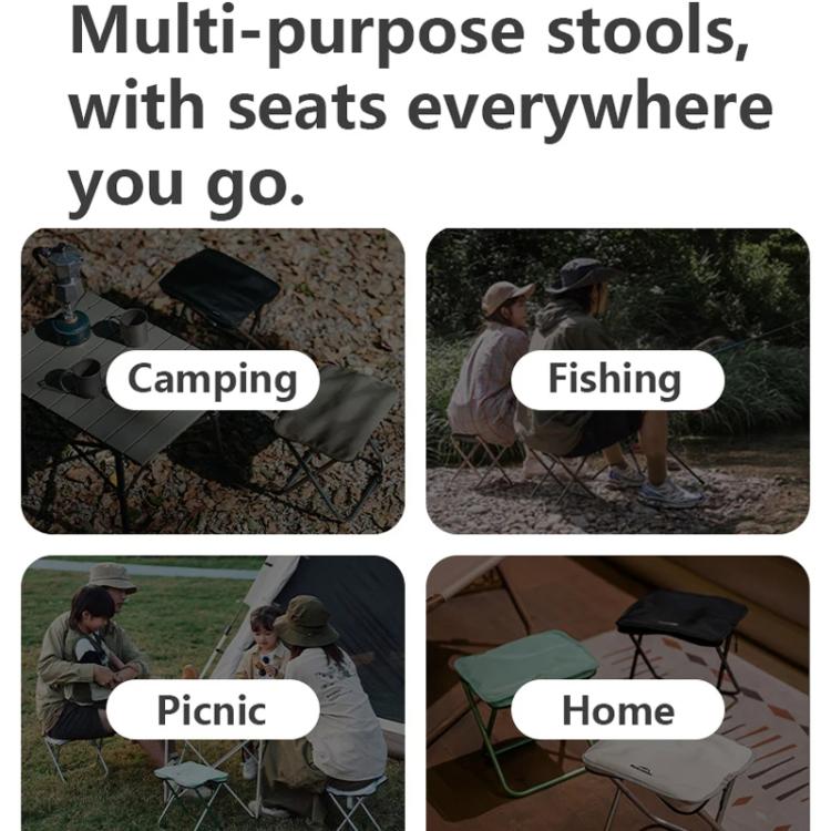 Naturehike Folding Stool Portable Outdoor Camping Aluminum Chair(Green) by Naturehike