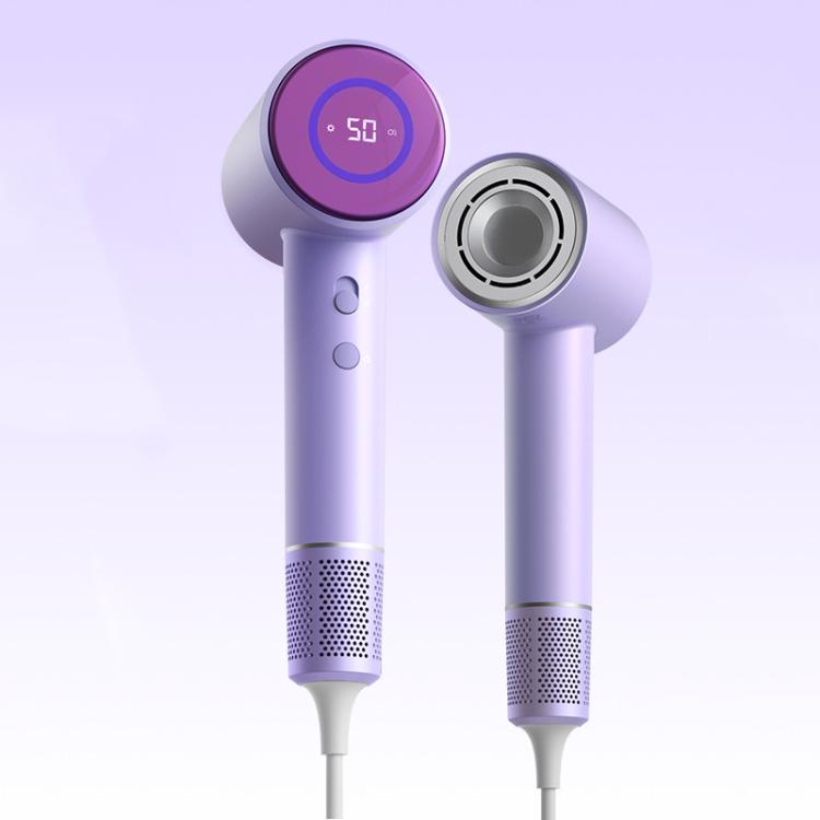 D3 110000 High Speed Smart Constant Temperature Negative Ion Hair Dryer, Color: US Plug Purple by bashfashion