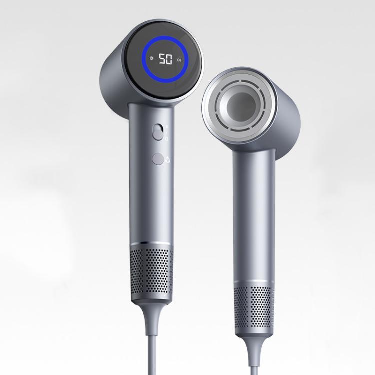 D3 110000 High Speed Smart Constant Temperature Negative Ion Hair Dryer, Color: EU Plug Gray by bashfashion