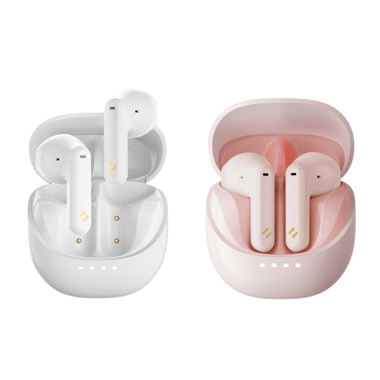 Havit E9 Semi-In-Ear ENC Noise Reduction Wireless Bluetooth Earphones, Color: White-Standard Edition by Havit