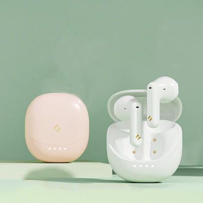 Havit E9 Semi-In-Ear ENC Noise Reduction Wireless Bluetooth Earphones, Color: Pink-Standard Edition by Havit