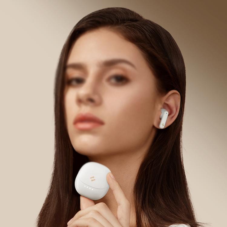 Havit E9 Semi-In-Ear ENC Noise Reduction Wireless Bluetooth Earphones, Color: White-Standard Edition by Havit