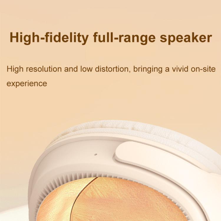 Havit H630BT Foldable Wireless Bluetooth Headset Music and Gaming Headset(Cream-color) by Havit