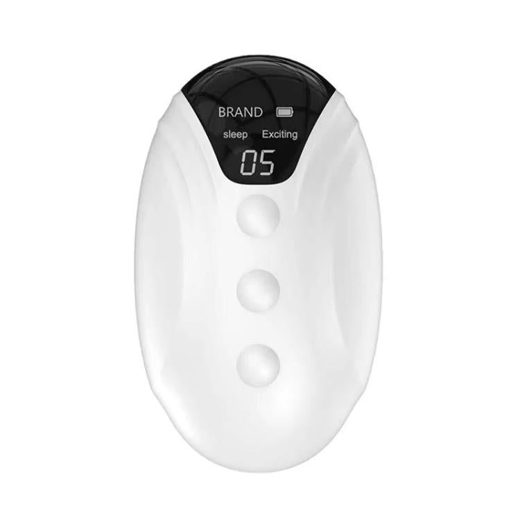 Smart Handheld Sleep Instrument Microcurrent Relief Insomnia Anxiety Therapy Portable Fast Sleeping Massager(White) by bashfashion