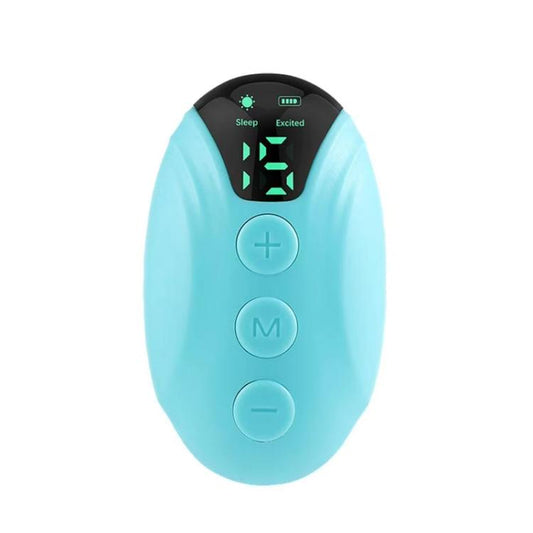 Smart Handheld Sleep Instrument Microcurrent Relief Insomnia Anxiety Therapy Portable Fast Sleeping Massager(Emerald) by bashfashion