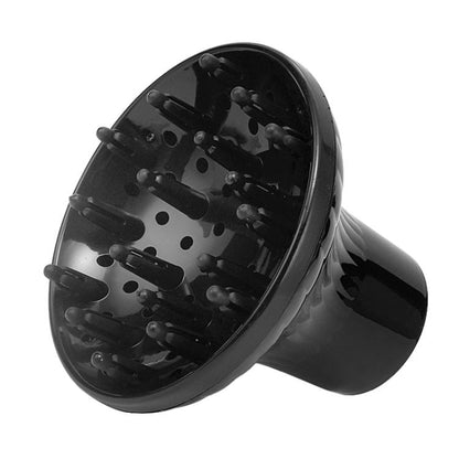 Hair Dryer Diffuser Hair Salon Styling Hair Dryer Cover Curler Large Wind Hood(Black Classic) by bashfashion