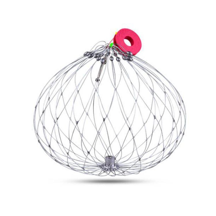 Diameter 62cm/20 Strands Automatically Retractable Crab Cage Wire Crab Opening And Closing Cage by bashfashion