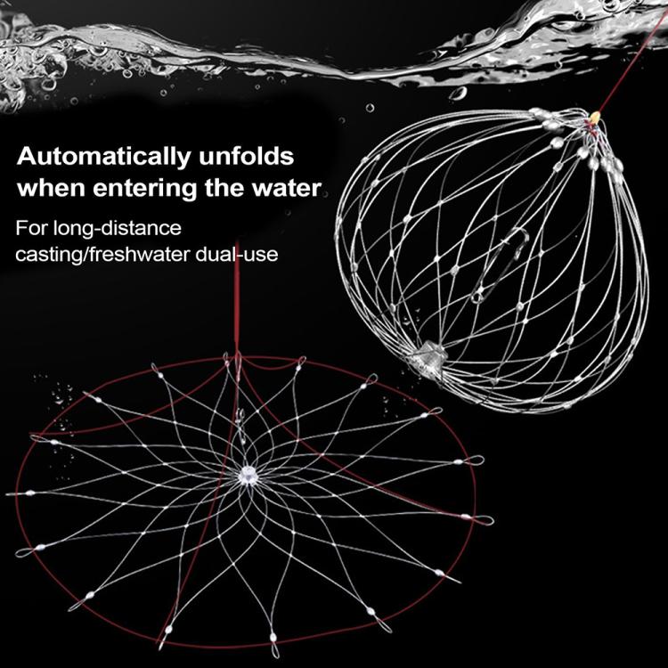 Diameter 62cm/20 Strands Automatically Retractable Crab Cage Wire Crab Opening And Closing Cage by bashfashion