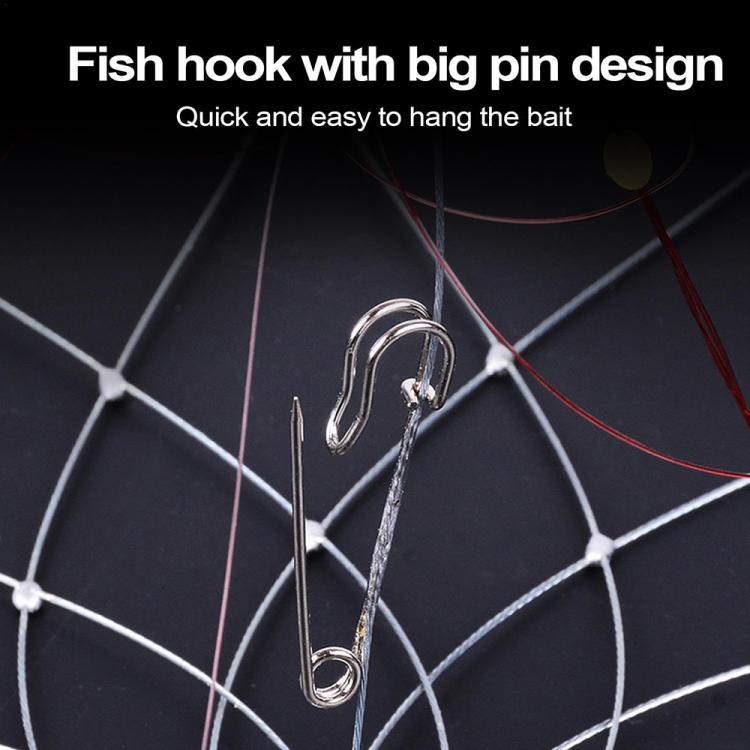 Diameter 62cm/20 Strands Automatically Retractable Crab Cage Wire Crab Opening And Closing Cage by bashfashion
