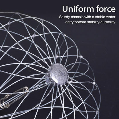 Diameter 62cm/20 Strands Automatically Retractable Crab Cage Wire Crab Opening And Closing Cage by bashfashion