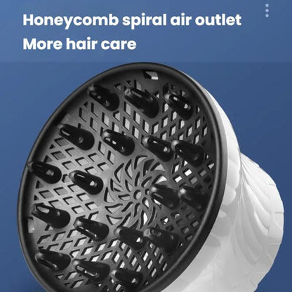 Universal Hair Diffuser Hair Dryer Air Hood Blow Curling Hair Styling Artifact Hair Drying Hood(White) by bashfashion