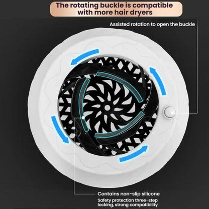 Universal Hair Diffuser Hair Dryer Air Hood Blow Curling Hair Styling Artifact Hair Drying Hood(White) by bashfashion