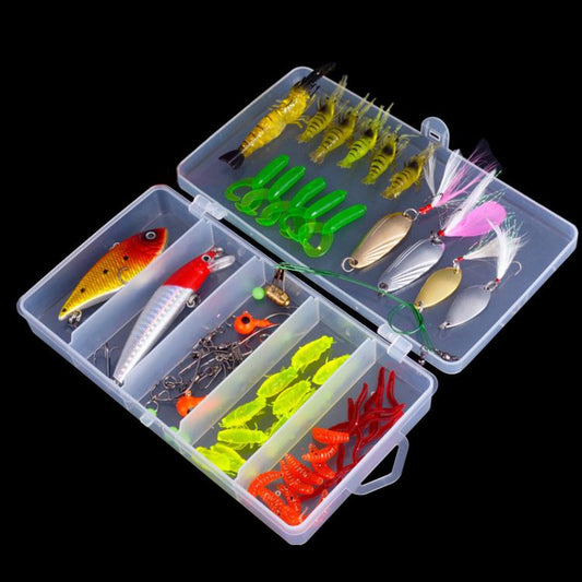73-in-1 Outdoor Fishing Gear Bionic Bait Luya Sequin Bait Set by bashfashion