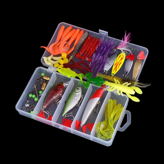 91-in-1 Outdoor Fishing Gear Bionic Bait Luya Sequin Bait Set by bashfashion