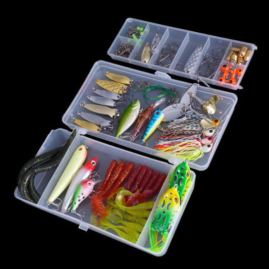 102-in-1 Outdoor Fishing Gear Bionic Bait Luya Sequin Bait Set by bashfashion