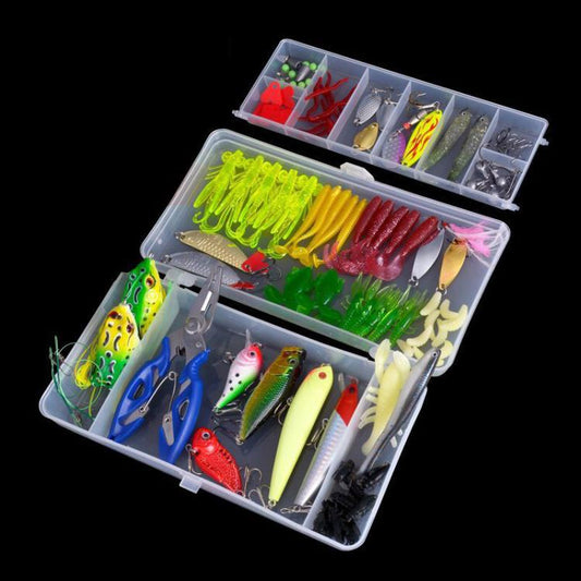 120-in-1 Outdoor Fishing Gear Bionic Bait Luya Sequin Bait Set by bashfashion