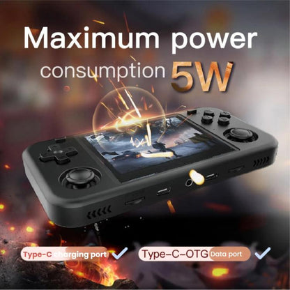 O30S 3.5-inch IPS Screen Open Source Handheld Game Console Linux System, Memory: 64G(Red) by bashfashion