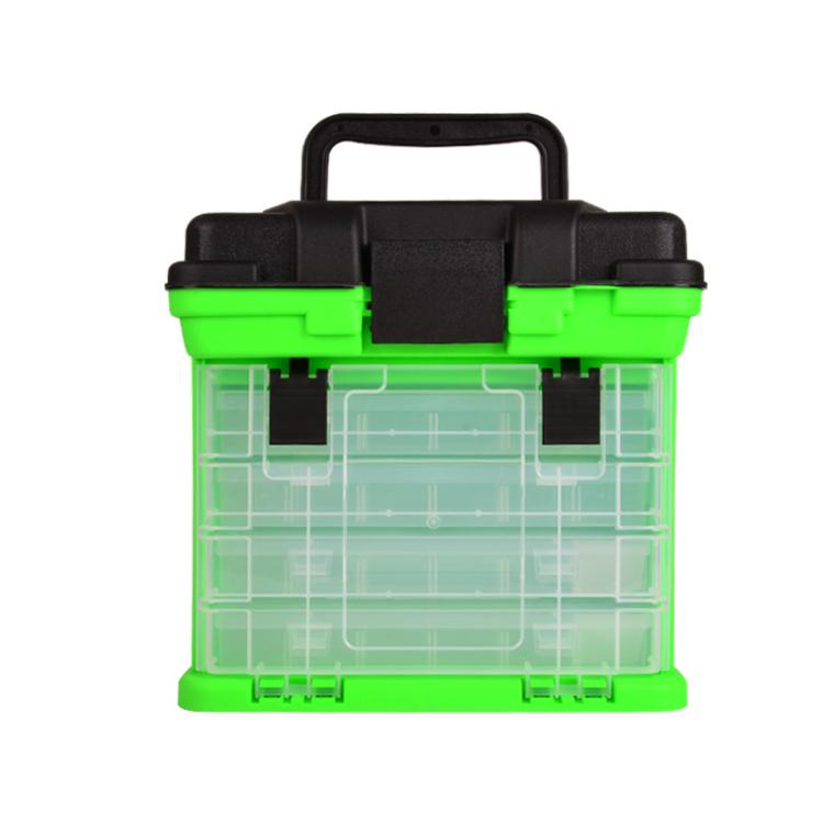 Multifunctional Sea Fishing Accessories Storage Box Bait Box Fishing Tool Box(Green) by bashfashion