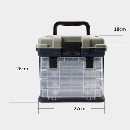 Multifunctional Sea Fishing Accessories Storage Box Bait Box Fishing Tool Box(Green) by bashfashion