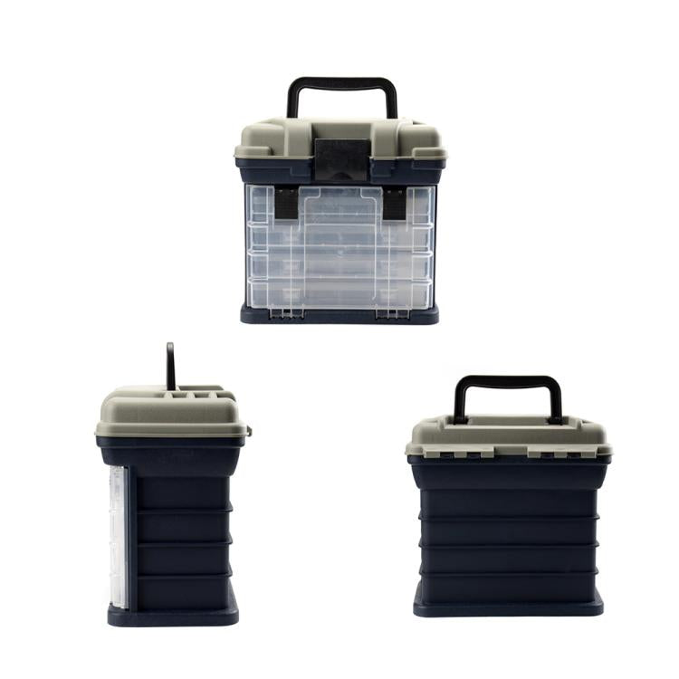 Multifunctional Sea Fishing Accessories Storage Box Bait Box Fishing Tool Box(Gray) by bashfashion