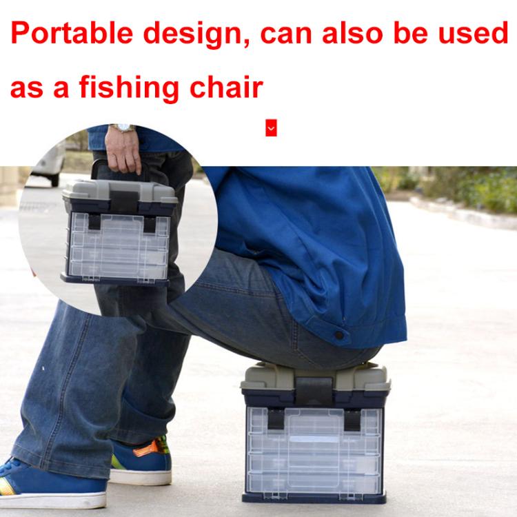 Multifunctional Sea Fishing Accessories Storage Box Bait Box Fishing Tool Box(Green) by bashfashion