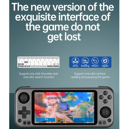 CB408 4.7-inch Touch Screen Handheld Game Console Supports WiFi Android 11 +Linux System 64G(Blue) by bashfashion