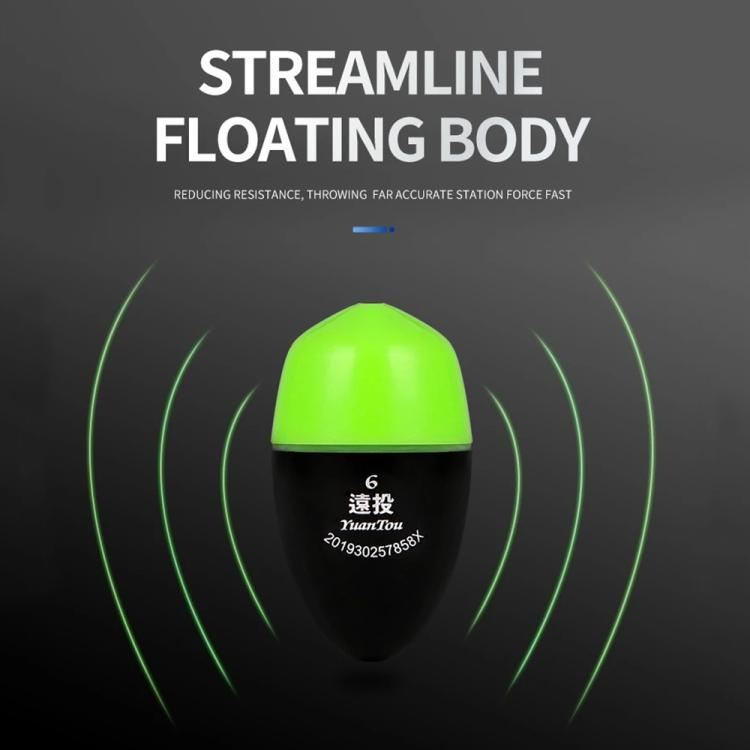 Electronic Luminous Float For Night Fishing Sea Fishing ABS Anti-Fall Float, Size: 10(Green) by bashfashion