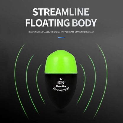 Electronic Luminous Float For Night Fishing Sea Fishing ABS Anti-Fall Float, Size: 10(Green) by bashfashion
