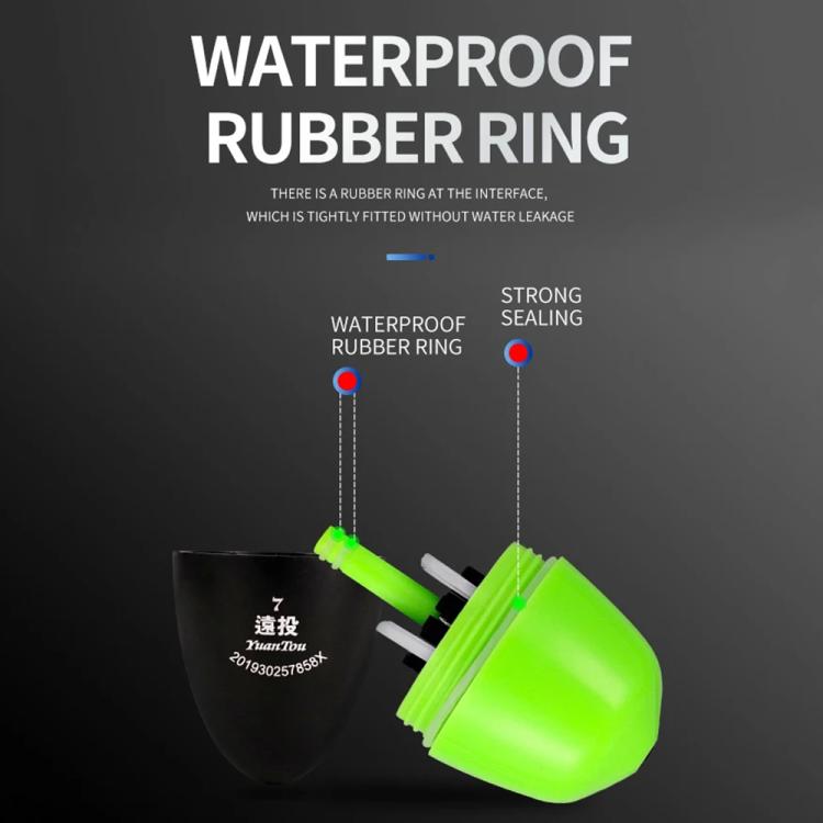 Electronic Luminous Float For Night Fishing Sea Fishing ABS Anti-Fall Float, Size: 10(Green) by bashfashion