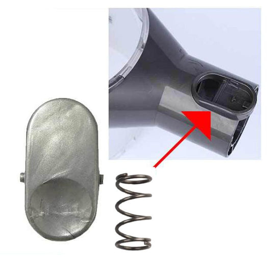 For Dyson V6/DC Vacuum Cleaner Dust Bin Button With Spring Replacement Parts(Gray) by bashfashion