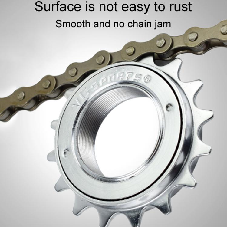 VG SPORTS Stroller Scooter Bicycle Single Speed Flywheel, Style: 20T Black by bashfashion