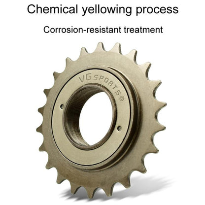 VG SPORTS Stroller Scooter Bicycle Single Speed Flywheel, Style: 20T Black by bashfashion