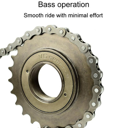 VG SPORTS Stroller Scooter Bicycle Single Speed Flywheel, Style: 20T Black by bashfashion